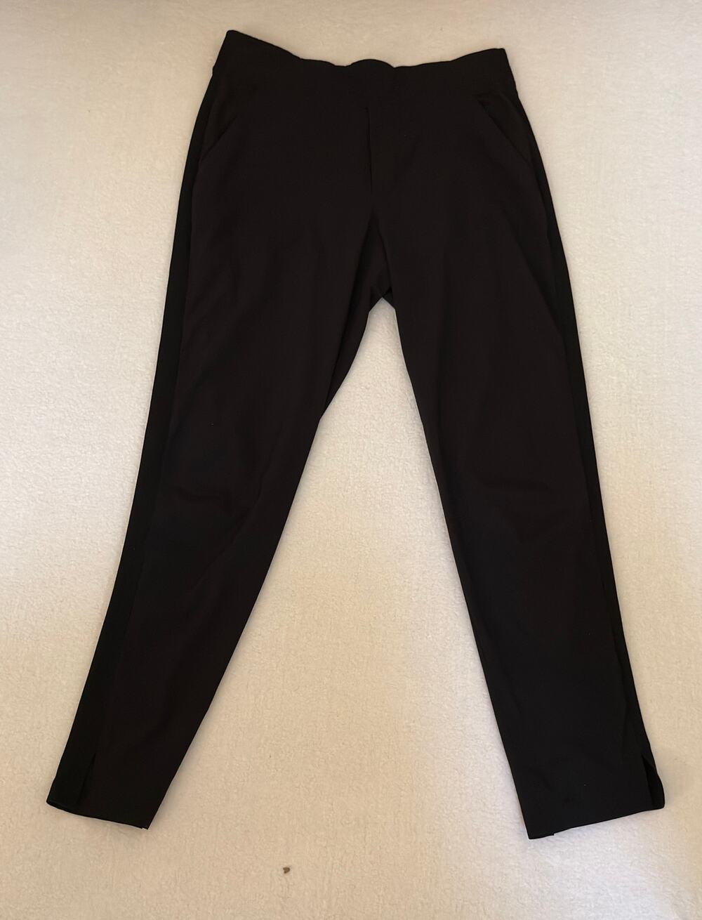 Athleta Brooklyn Ankle Pant Womens 4 Black Lightweight Stretch Travel 198671